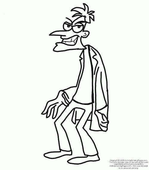Fineasz i Ferb kolorowanki